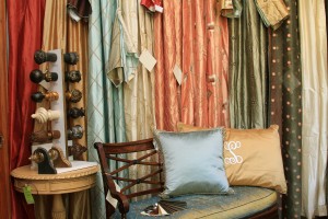Savannah’s largest and best selection of sought after ready-made Designer draperies and drapery hardware.