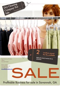 Savannah Area Dry Cleaners Business for Sale